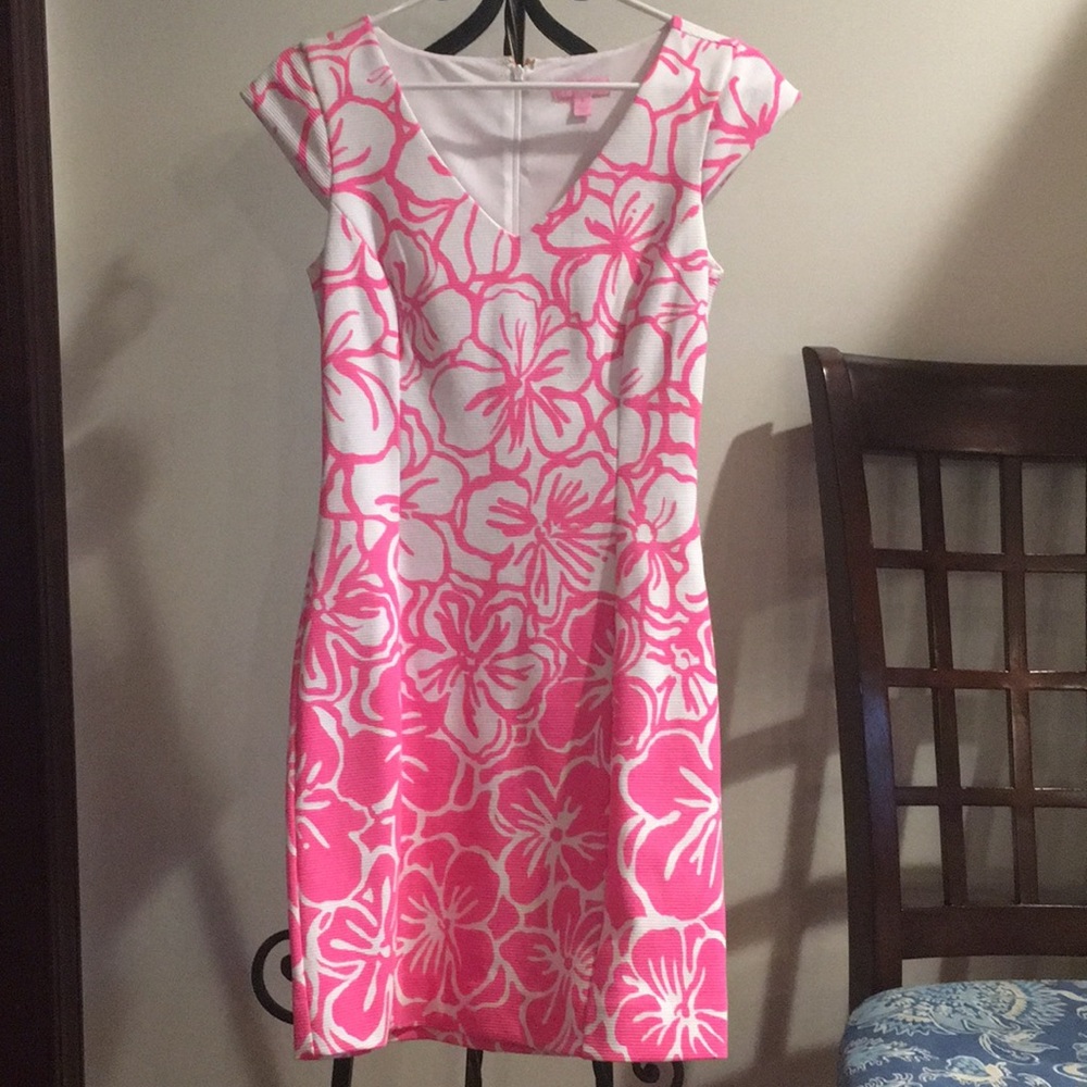 Pink & White Lilly Pulitzer Dress